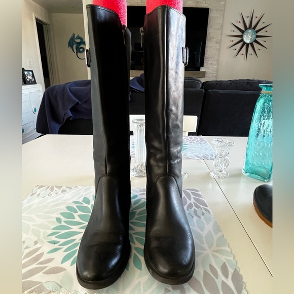 Bass Shoes - Bass Lauren Leather Black Boots